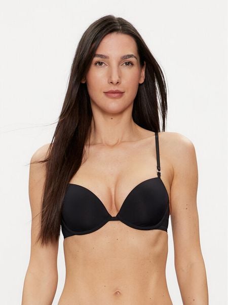 Calvin Klein Underwear Biustonosz z fiszbiną 000QF7166E Czarny. Czarne biustonosze Calvin Klein Underwear, bez wzorów, z syntetyku. Za 149.99 zł.