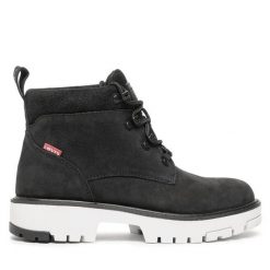 Trapery Levi's®. Czarne trapery damskie bez obcasa. Za 489.99 zł.