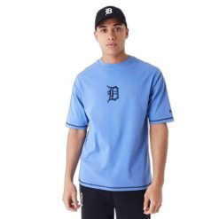 Koszulka Tigers MLB World Series. Niebieskie t-shirty damskie New Era, m, bez wzorów, z bawełny, bez kołnierzyka. Za 181.00 zł.
