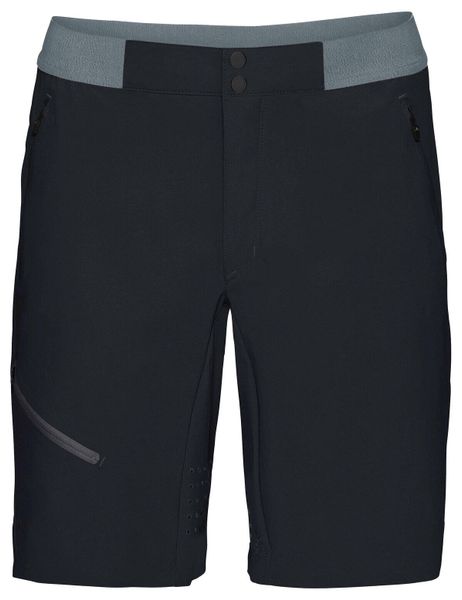 Spodenki męskie Scopi LW Shorts II. Czarne szorty męskie Vaude, bez wzorów, z materiału, sportowe. Za 339.00 zł.