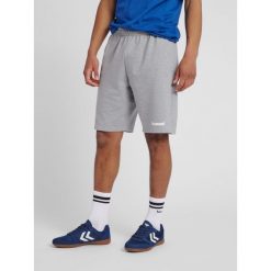 Spodenki sportowe męskie Hummel Go Cotton Bermuda Shorts. Szare szorty męskie HUMMEL, bez wzorów, z bawełny, klasyczne. Za 55.00 zł.