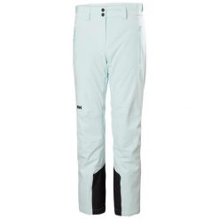 Spodnie narciarskie dla kobiet Helly Hansen Alphelia 2.0. Niebieskie spodnie materiałowe damskie Helly Hansen, bez wzorów, z elastanu, eleganckie. Za 1,147.00 zł.
