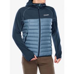 Kurtka hybrydowa męska Berghaus Urban Pravitale Hybrid. Niebieskie kurtki męskie Berghaus, l, bez wzorów, z puchu, sportowe, bez kaptura. Za 440.99 zł.