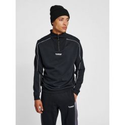 Bluza dresowa 1/4 zip Hummel Legacy Wesley. Czarne bluzy sportowe damskie HUMMEL, xl, bez wzorów, z dresówki, bez ramiączek, bez kaptura. Za 272.95 zł.