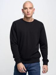 Bluza męska czarna Marltones 906. Czarne bluzy bez kaptura męskie Big Star, l, z jeansu. Za 199.99 zł.