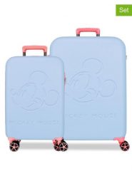 JOUMMA BAGS Walizki (2 szt.) w kolorze błękitnym rozmiar: onesize. Niebieskie walizki Joumma Bags, bez wzorów, z materiału. Za 448.99 zł.