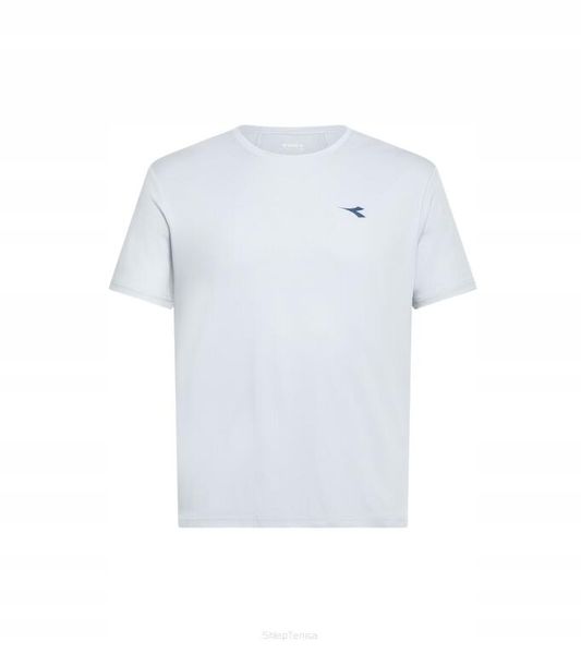 Koszulka tenisowa Diadora SS T-shirt Tennis. Szare t-shirty męskie Diadora, s, bez wzorów, z materiału, bez kołnierzyka. Za 107.99 zł.