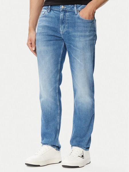 Guess Jeansy M6YAS2 D1289 Niebieski Regular Fit. Niebieskie jeansy męskie Guess. Za 524.99 zł.