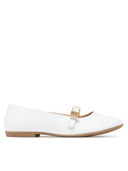 Tommy Hilfiger Baleriny T3A3-33768-0326 S Biały. Białe baleriny dziewczęce Tommy Hilfiger, bez wzorów, ze skóry. Za 179.99 zł.