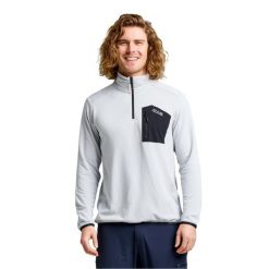 Bluza Polarowa Slam Act Lgt Grid Dorosłych. Niebieskie bluzy z kapturem męskie SLAM, na zimę, l, z materiału. Za 608.99 zł.