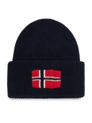 Napapijri Czapka F-Evei 1 NP0A8AM2 Granatowy. Niebieskie czapki zimowe damskie Napapijri. Za 249.99 zł.