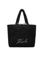 KARL LAGERFELD Torebka B1W46079 Czarny. Czarne torebki klasyczne damskie Karl Lagerfeld, bez wzorów, z syntetyku, bez dodatków. Za 849.99 zł.