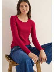 Cecil Koszulka w kolorze czerwonym rozmiar: XL. Czerwone bluzki damskie Cecil, xl, bez wzorów, z bawełny, bez kołnierzyka, bez ramiączek. Za 78.66 zł.