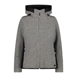 Damska kurtka z kapturem CMP. Czarne kurtki damskie CMP, bez wzorów, z kapturem. W wyprzedaży za 671.75 zł.