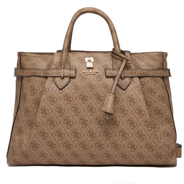 Torebka Guess. Brązowe torebki klasyczne damskie Guess, z aplikacjami, bez dodatków. Za 659.99 zł.