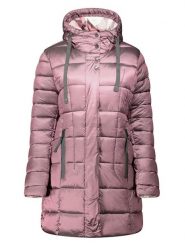 Geographical Norway Płaszcz pikowany "Bulli" w kolorze fioletowym rozmiar: L. Różowe płaszcze damskie Geographical Norway, l, bez wzorów. Za 231.68 zł.