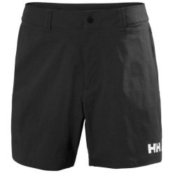 Szorty Helly Hansen Move QD 6". Czarne szorty męskie Helly Hansen, bez kołnierzyka. Za 376.50 zł.