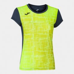 Koszulka do biegania damska Joma Elite VIII. Czarne t-shirty damskie Joma, m, bez wzorów, z elastanu, bez kołnierzyka. Za 102.50 zł.