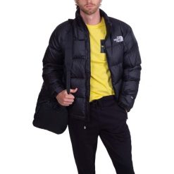 Męska Kurtka Puchowa The North Face Lhotse. Czarne kurtki męskie The North Face, m, bez wzorów, z puchu, bez kaptura. Za 899.00 zł.
