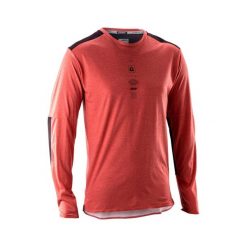 Bluza rowerowa Leatt MTB Trail 4.0 Long Sleeve. Czerwone bluzy bez kaptura męskie LEATT, bez wzorów, z lyocellu, bez kołnierzyka, bez ramiączek. Za 302.49 zł.