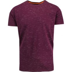 T-Shirt Melanżowy, Buraczkowy, Bordowy, Bez Nadruku, Okrągły Dekolt -BRAVE SOUL. Czerwone t-shirty męskie Brave Soul, l, bez wzorów, z bawełny, bez kołnierzyka. Za 45.00 zł.
