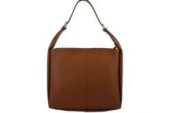 Shopper bag skórzany BARBERINI'S j. brązowy 915-12. Brązowe shopper bag damskie Barberinis, bez wzorów, ze skóry, na ramię, duże, bez dodatków. Za 271.99 zł.