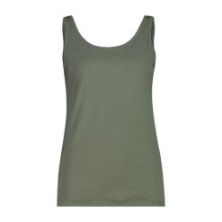 Damski tank top CMP. Brązowe topy sportowe damskie CMP, l, bez wzorów, z materiału, bez ramiączek. Za 163.50 zł.