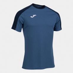 Koszulka do piłki nożnej męska Joma Eco Champioship z krótkim rękawem. Niebieskie t-shirty sportowe męskie Joma, m, bez ramiączek, do piłki nożnej. W wyprzedaży za 102.05 zł.