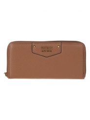 Guess Portfel w kolorze jasnobrązowym - 20,5 x 10 x 3 cm rozmiar: onesize. Brązowe portfele damskie Guess, z aplikacjami, z materiału. Za 175.67 zł.
