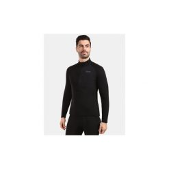 Męska bluza sportowa Kilpi MONTALE-M. Czarne bluzy bez kaptura męskie Kilpi, bez wzorów, sportowe, bez kołnierzyka, bez ramiączek. Za 370.41 zł.