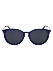 Polaroid Okulary przeciwsłoneczne unisex w kolorze srebrno-granatowym rozmiar: 53. Niebieskie okulary przeciwsłoneczne damskie Polaroid. Za 180.91 zł.