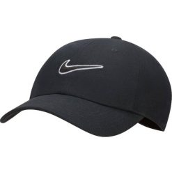 Czapka z daszkiem NIKE CLUB. Czarne czapki męskie Nike, bez wzorów. Za 129.00 zł.