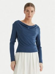 Vero Moda Bluzka Ice 10340793 Granatowy Regular Fit. Niebieskie topy sportowe damskie Vero Moda, m, bez wzorów, z syntetyku, bez ramiączek. Za 119.99 zł.
