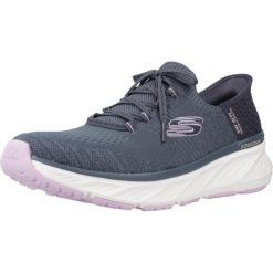 Buty SKECHERS SLIP-INS EDGERIDE Niebieski. Niebieskie trampki i tenisówki damskie Skechers, bez wzorów, z tkaniny. Za 349.99 zł.