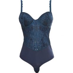 Body bonprix ciemnoniebieski. Niebieskie body damskie bonprix, z aplikacjami, z koronki. Za 54.99 zł.