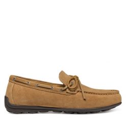 Mokasyny Geox. Brązowe mokasyny męskie Geox. Za 319.99 zł.