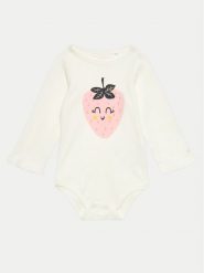 Coccodrillo Body dziecięce WC4412101UFG Biały. Białe body niemowlęce COCCODRILLO, bez wzorów, z bawełny, bez ramiączek. Za 29.99 zł.