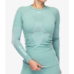Koszulka termoaktywna damska X-Bionic ENERGIZER 4.0 Green. Zielone bielizna termoaktywna damska X BIONIC, bez wzorów. W wyprzedaży za 336.00 zł.