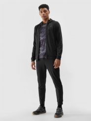 4F Spodnie treningowe szybkoschnące męskie - czarne XXL. Czarne spodnie sportowe męskie 4f, z dzianiny. W wyprzedaży za 129.99 zł.