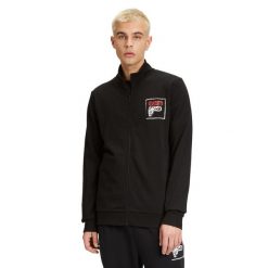 Bluza męska FILA Luton Track. Czarne bluzy bez kaptura męskie Fila, m. Za 189.99 zł.