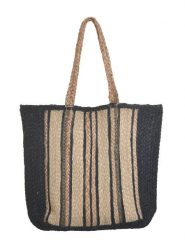 BLE Shopper bag w kolorze beżowo-czarnym - 44 x 35 x 10 cm rozmiar: onesize. Brązowe shopper bag damskie BLE, bez wzorów, z materiału, na ramię, bez dodatków. Za 102.89 zł.