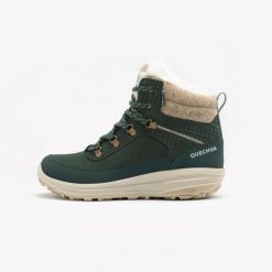 Buty turystyczne damskie Quechua NH900 skóra wodoodporne. Brązowe obuwie trekkingowe damskie QUECHUA, na jesień. Za 299.99 zł.