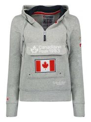 Canadian Peak Bluza "Gyrelle" w kolorze szarym rozmiar: XL. Szare bluzy z kapturem damskie Canadian Peak, xl, z bawełny. Za 140.86 zł.