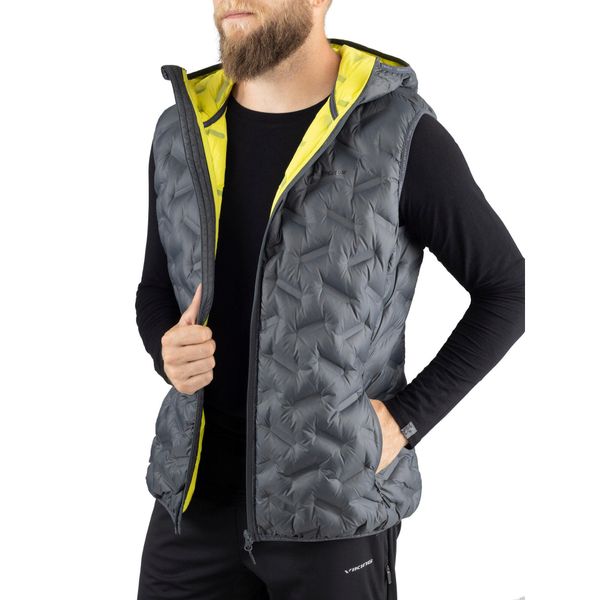Kamizelka puchowa męska Viking Aspen Man, bezrękawnik. Szare kamizelki męskie VIKING, m, z puchu. W wyprzedaży za 219.95 zł.