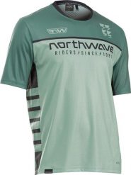 Koszulka rowerowa NORTHWAVE Edge 2 Jersey. Zielone t-shirty sportowe męskie Northwave, m, z jersey, bez ramiączek, na fitness i siłownię. Za 165.00 zł.