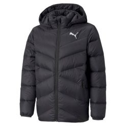 Puma Kurtka Packlite Down 58956501. Czarne kurtki damskie Puma, bez wzorów, bez kaptura. Za 353.99 zł.