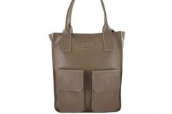 Shopperka skórzana BARBERINI'S c. beżowa 952-9. Brązowe shopper bag damskie Barberinis, bez wzorów, ze skóry, małe, bez dodatków. Za 339.99 zł.