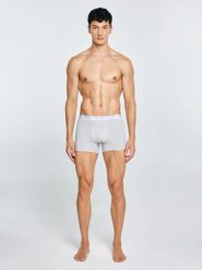 Bokserki męskie bawełniane szare Aragon 901. Szare bokserki męskie Big Star, bez wzorów, z bawełny. Za 49.99 zł.