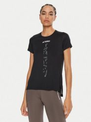 Adidas Koszulka techniczna Terrex Agravic Trail Running HT9414 Czarny Regular Fit. Czarne bluzki sportowe damskie Adidas, xs, bez wzorów, z syntetyku, bez ramiączek. Za 119.99 zł.