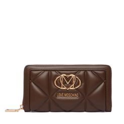 Portfel LOVE MOSCHINO. Brązowe portfele damskie Love Moschino, bez wzorów. Za 529.99 zł.